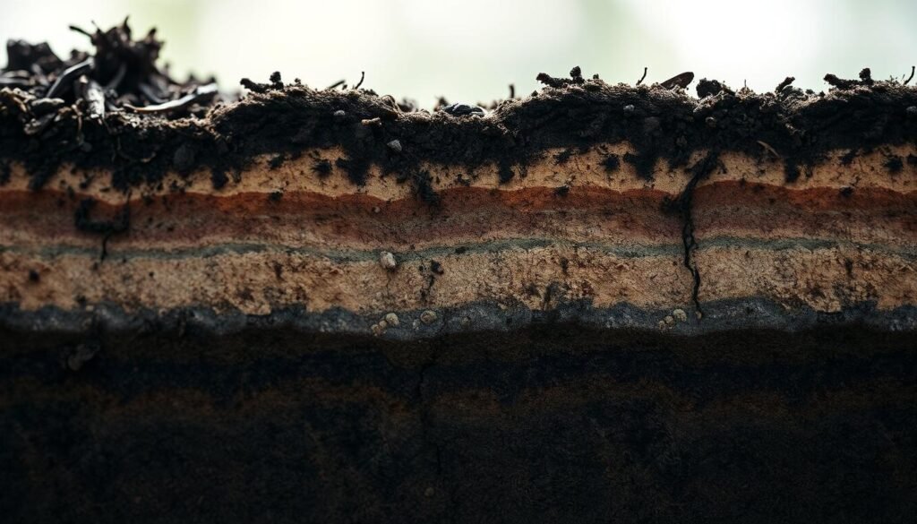 natural humic acid sources in soil layers