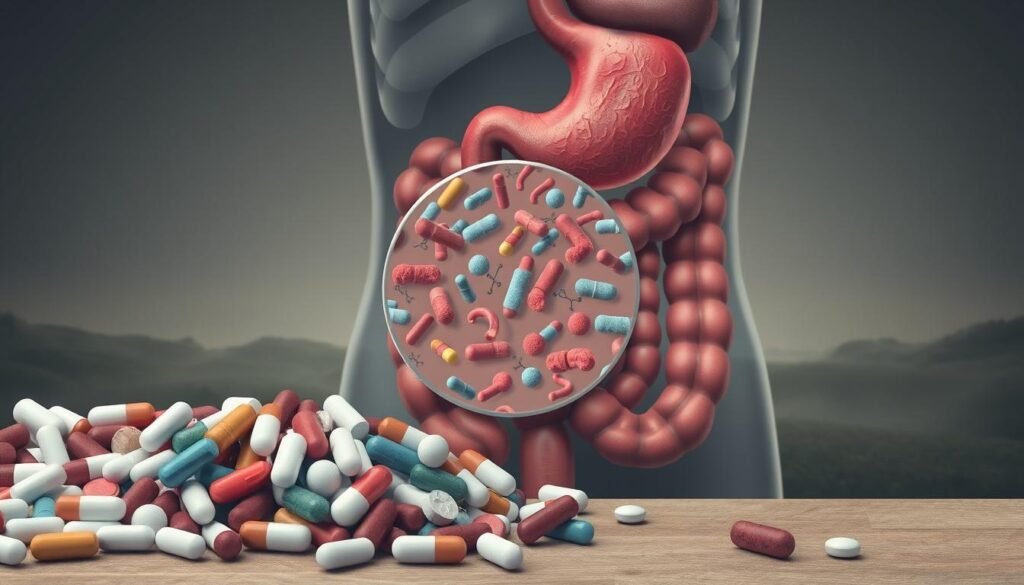 Can antibiotics cause stomach problems