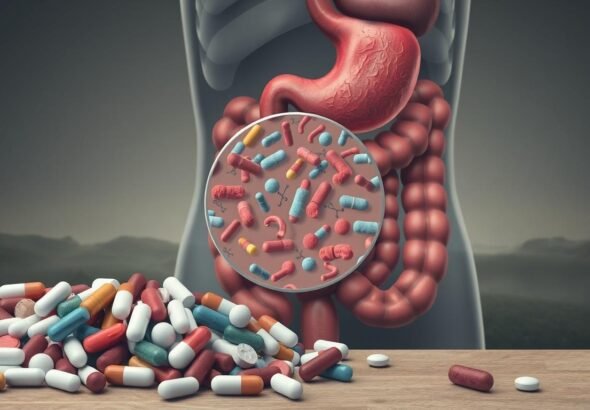 Can antibiotics cause stomach problems