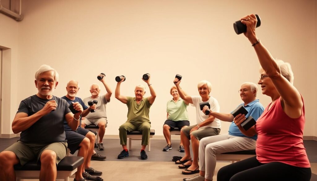 Upper body workouts for seniors