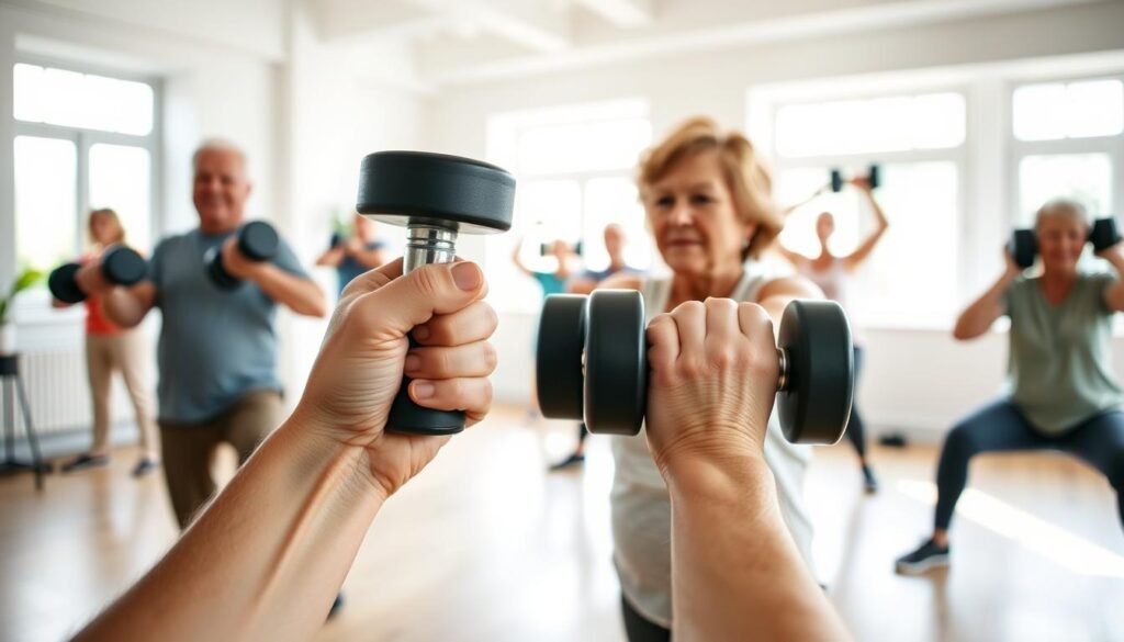 dumbbell exercises for seniors