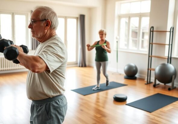home strength training for seniors