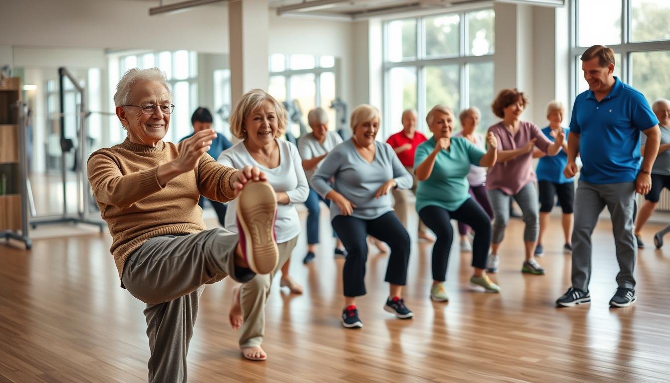Strengthen Seniors Hip Muscle with Exercise